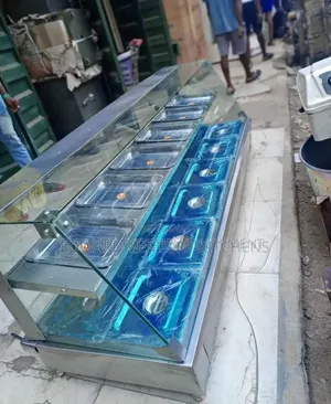 Industrial Food Display Warmer 12 Plates