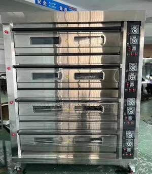 Industrial Gas Oven 4 Deck 16 Trays