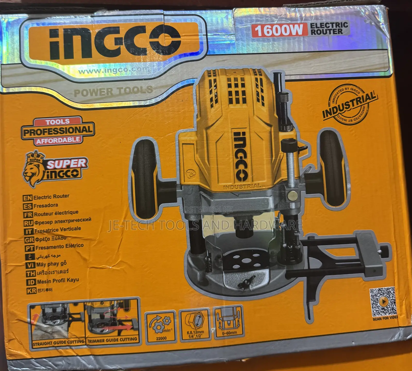 Ingco 1600w Electric Router