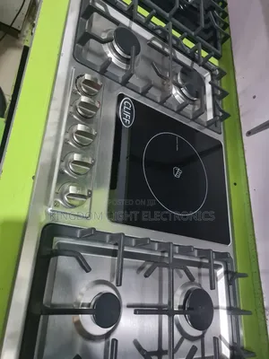 Cliff Inbuilt 4 Gas 1 Electric Stainless Steel Gas Cooker