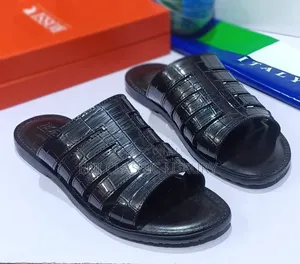 Photo - Pure Leather Slippers Original Made In Italy Rossi