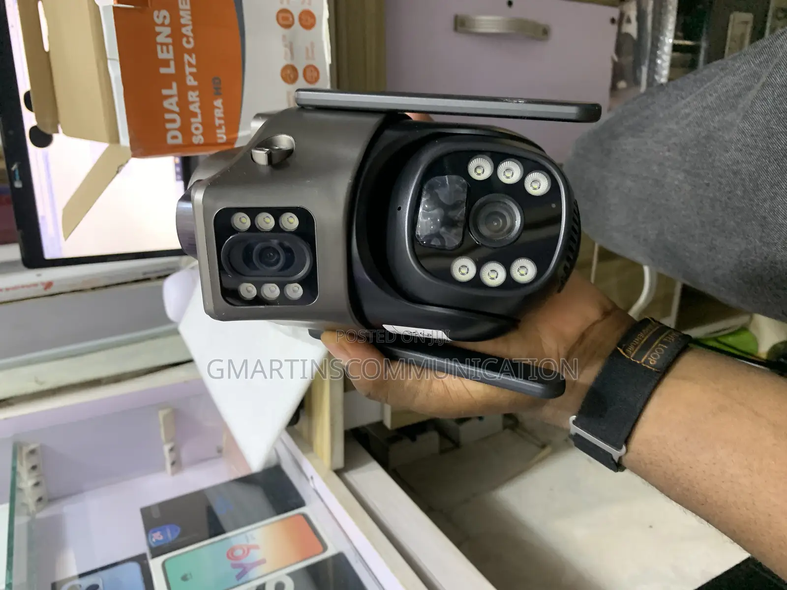 Solar Cameras Dual Lens 4g Network