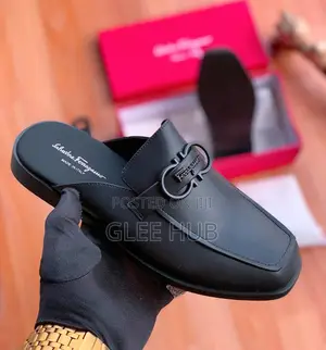 Salvatore Ferragamo Matte Half Shoe for Men