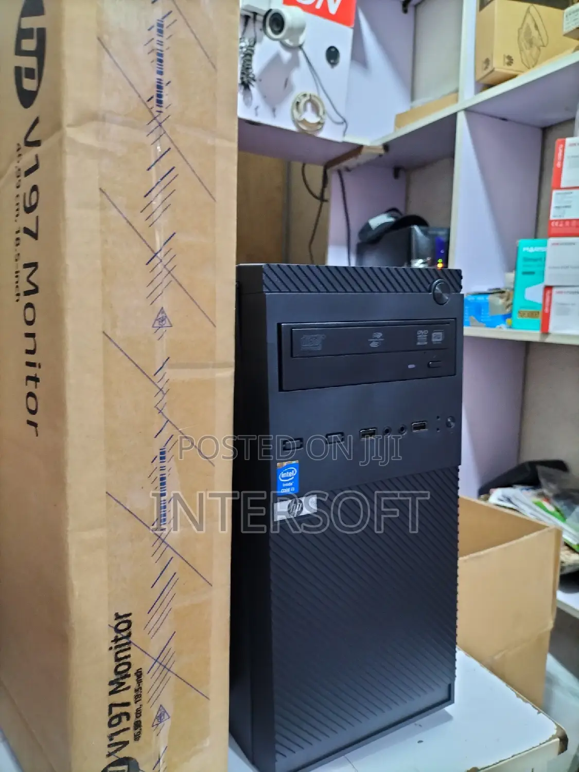 New Desktop Computer HP EliteOne 1000 4GB Intel Core I3 HDD+SSD 500GB