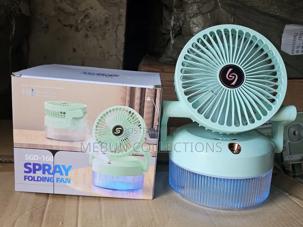 Rechargeable Spray Folding Fan