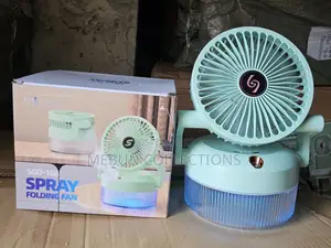 Rechargeable Spray Folding Fan