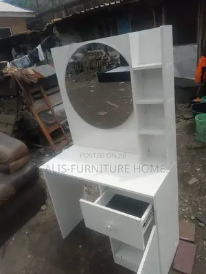 3ft Dressing Mirror. Off White Color