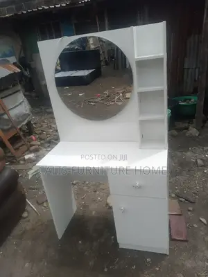 3ft Dressing Mirror. Off White Color