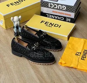 Fendi Brown-Soled Flat Shoes