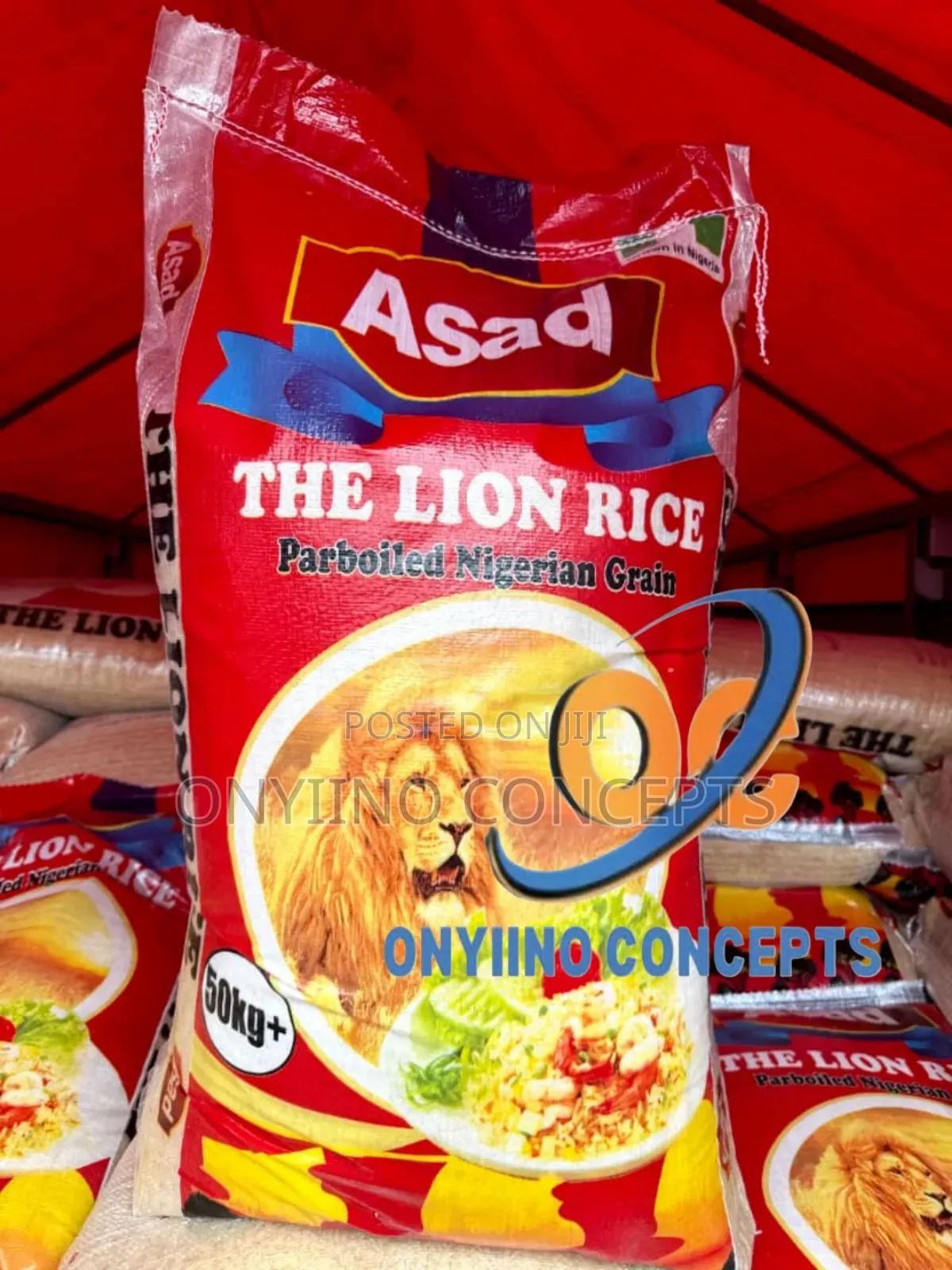 The Lion Rice Parboiled Nigerian Grain