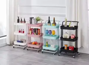 3tier Multipurpose Storage Trolley