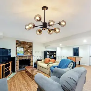 Nordic Glass Ball Light, Led Ceiling, Room Chandelier