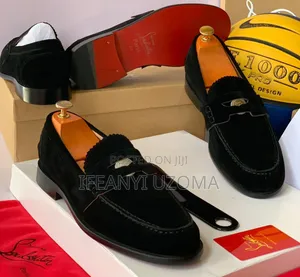 Suede Luxury Corporate Black Shoe