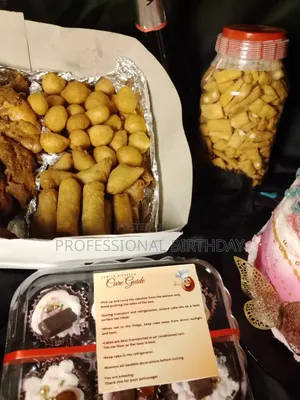 Best Combo Birthday Cake With Small Chops, Lagos
