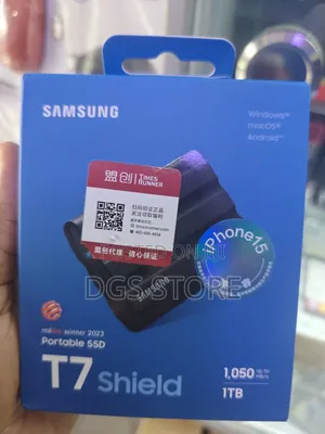 Samsung T7 Shield SSD 1tb for iPhone 15 iPhone 16