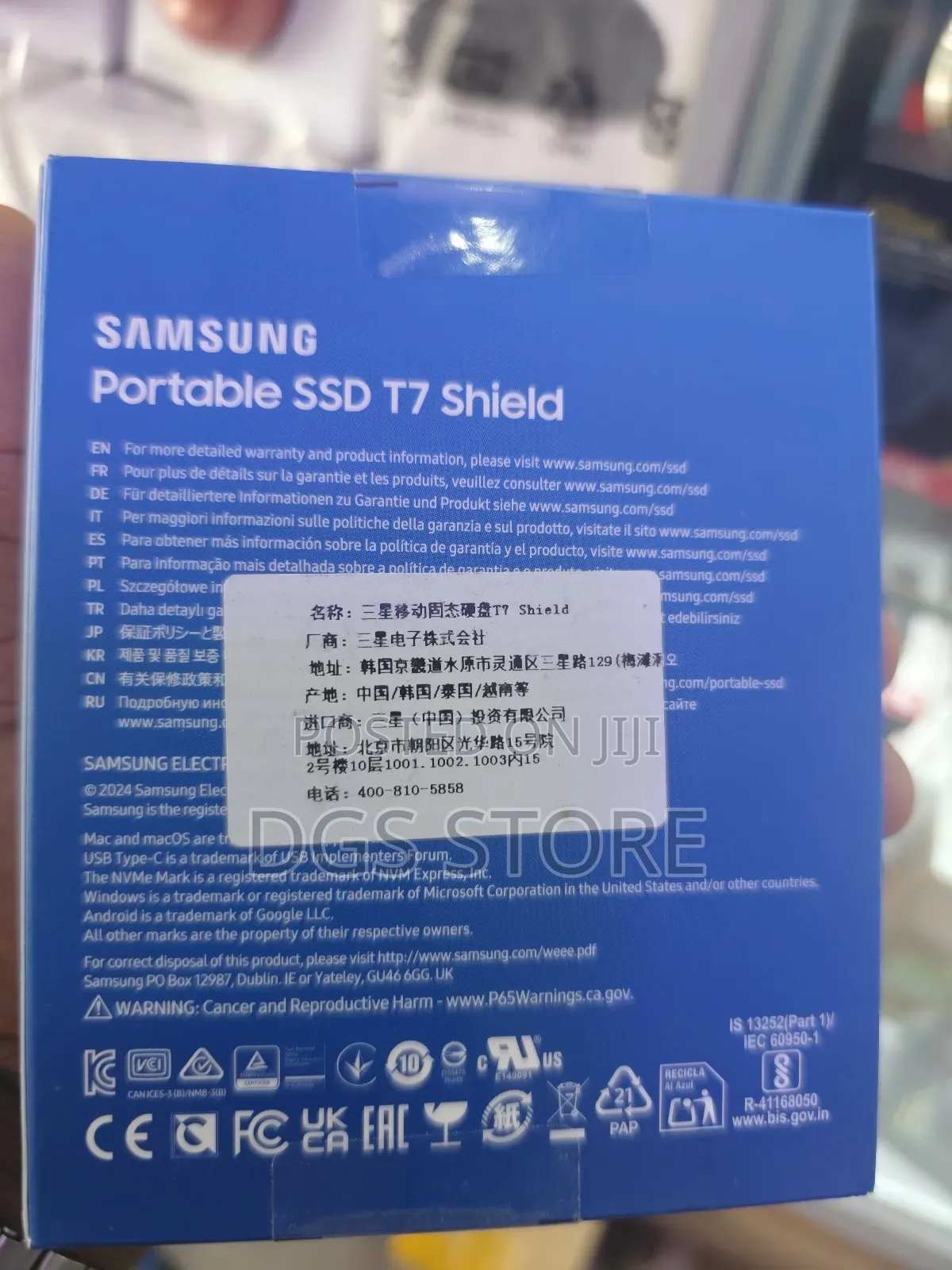 Samsung T7 Shield SSD 1tb for iPhone 15 iPhone 16