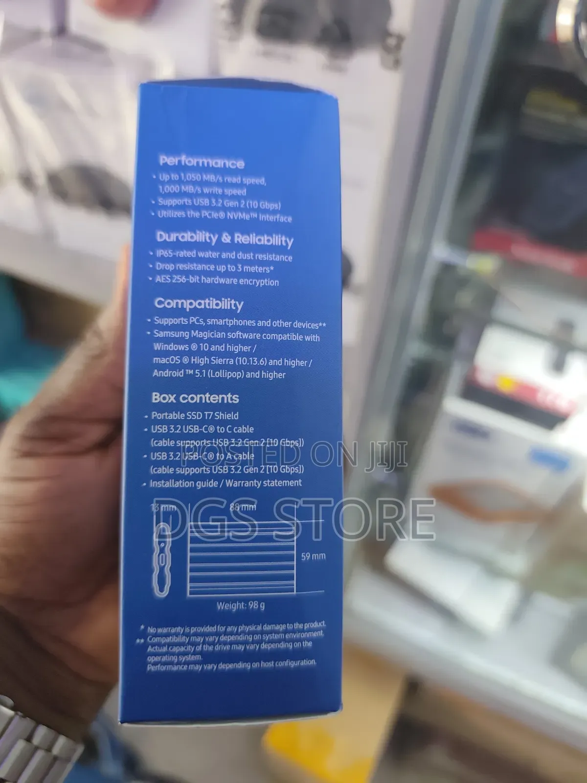 Samsung T7 Shield SSD 1tb for iPhone 15 iPhone 16