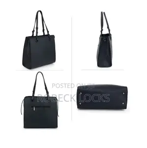 Anna Grace Classic Navy Shoulder Bag