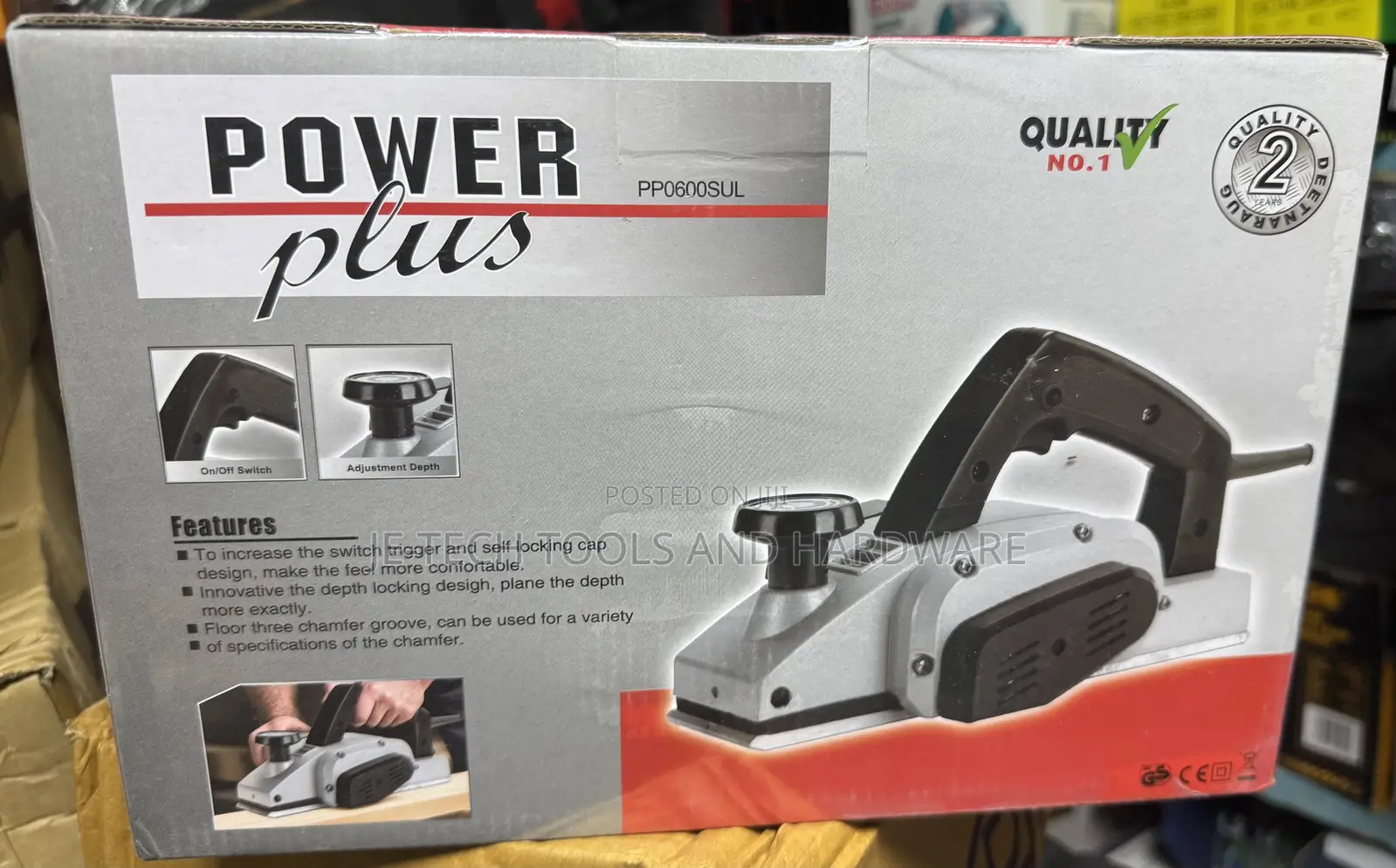 Power Plus Electric Planer 600w".