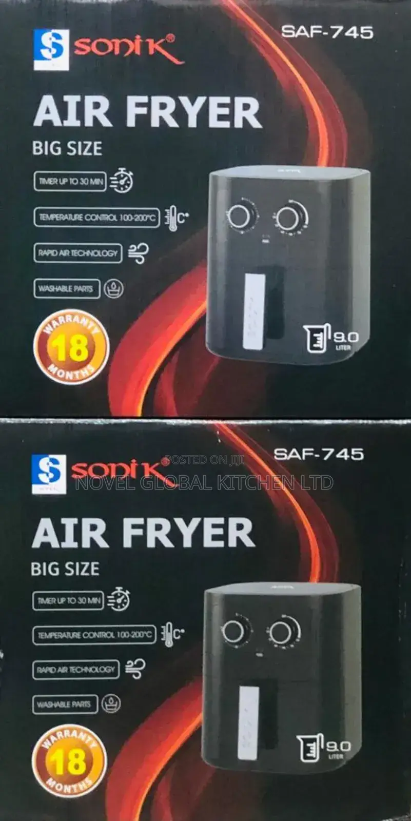 Sonik 9.0l Airfryer