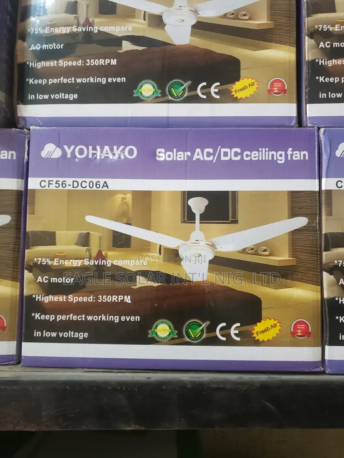 Dc Solar Ceiling Fan