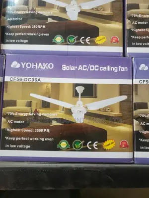 Dc Solar Ceiling Fan
