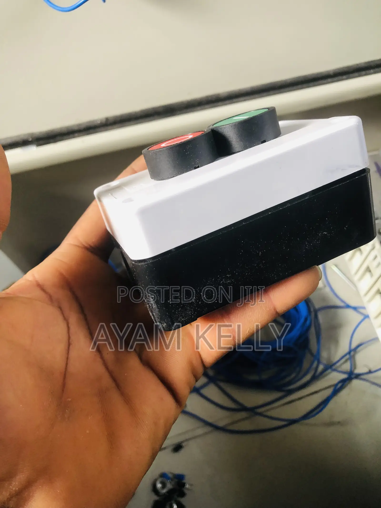 Start and Stop Push Button in Box
