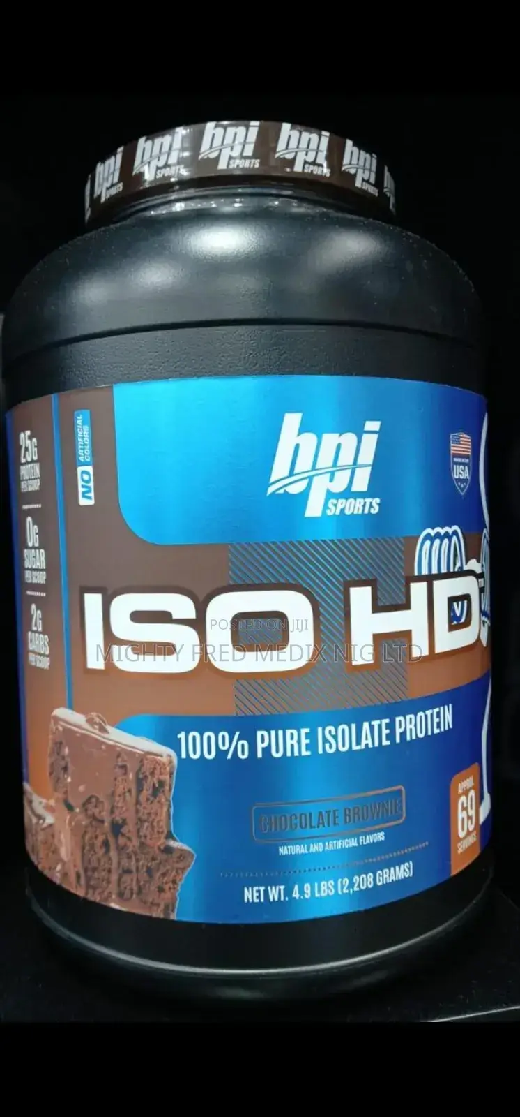 Bpi Pure Whey Isolate Protein Powder 4.9 Lbs