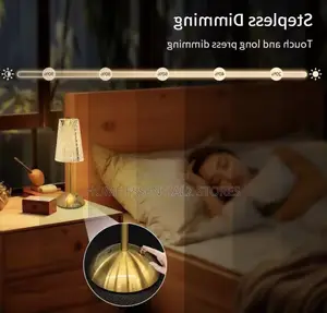 Crystal Led Rechargeable Table Lamp With Touch Sensor