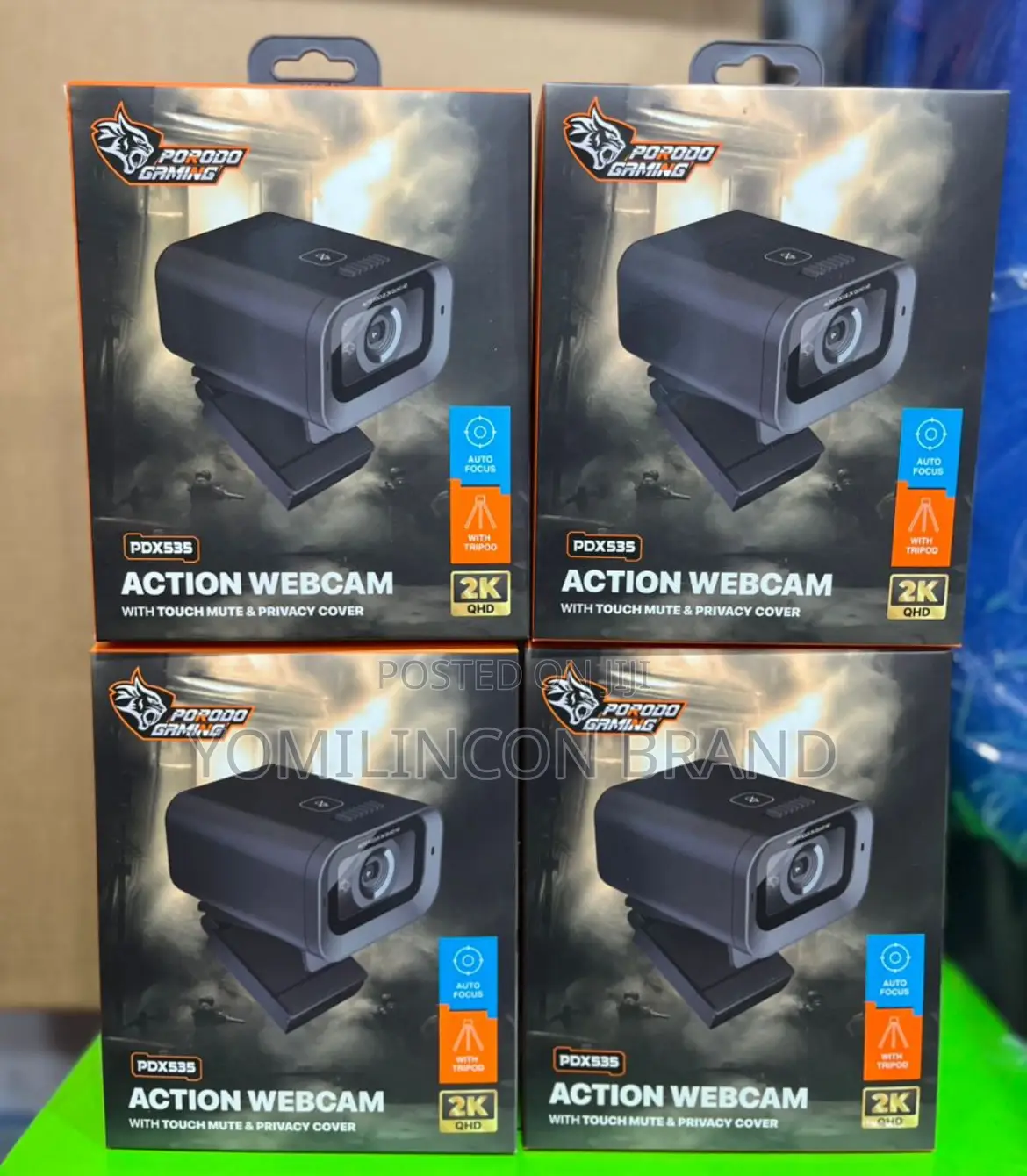 Porodo Gaming Pdx535 30fps Auto Focus Webcam.