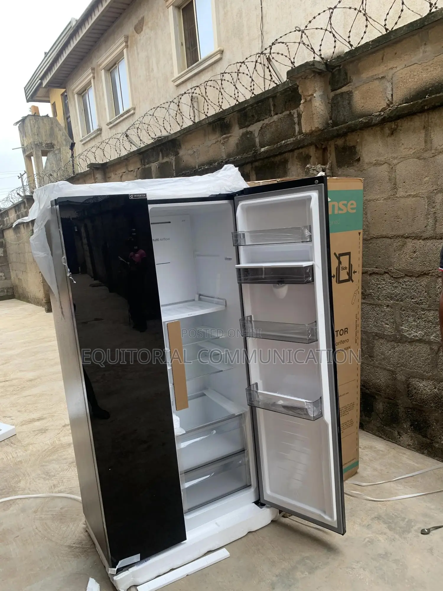 Hisense 558l Side-by-Side Fridge (Rs5p558nmsg)