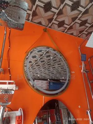 Gold Mirror With Led Light