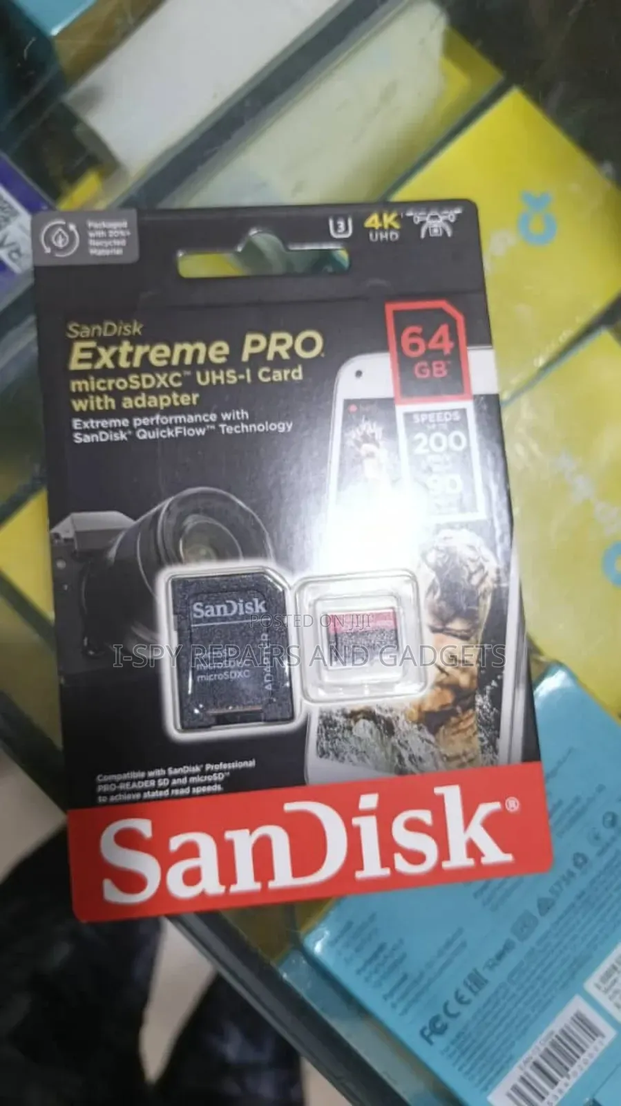 Sandisk Extreme Pro Micro Sd Card 64gb