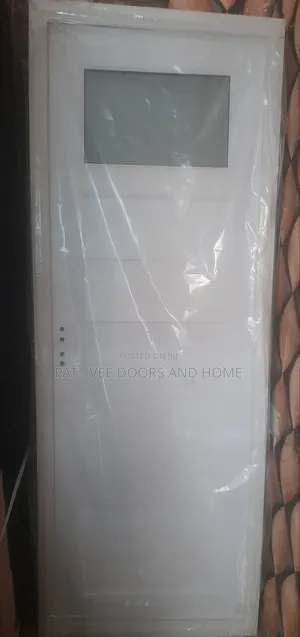 PVC White Toilet Door