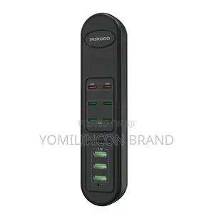 Porodo 50w Multi-Port Usb - Blac