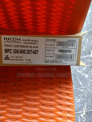 Ricoh Toner Cartridge Mp C407/406/307/306