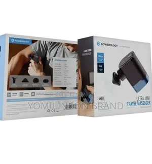 Powerology Ultra-Mini Travel Massager - Black