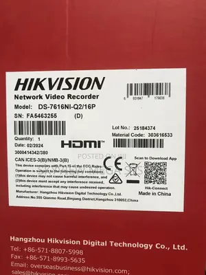 Hikvision 16 Channel NVR