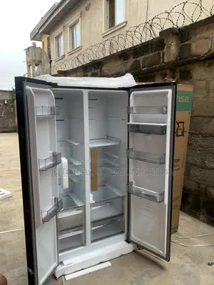 Hisense558l Fridge With Modern Brushed Steel Finish