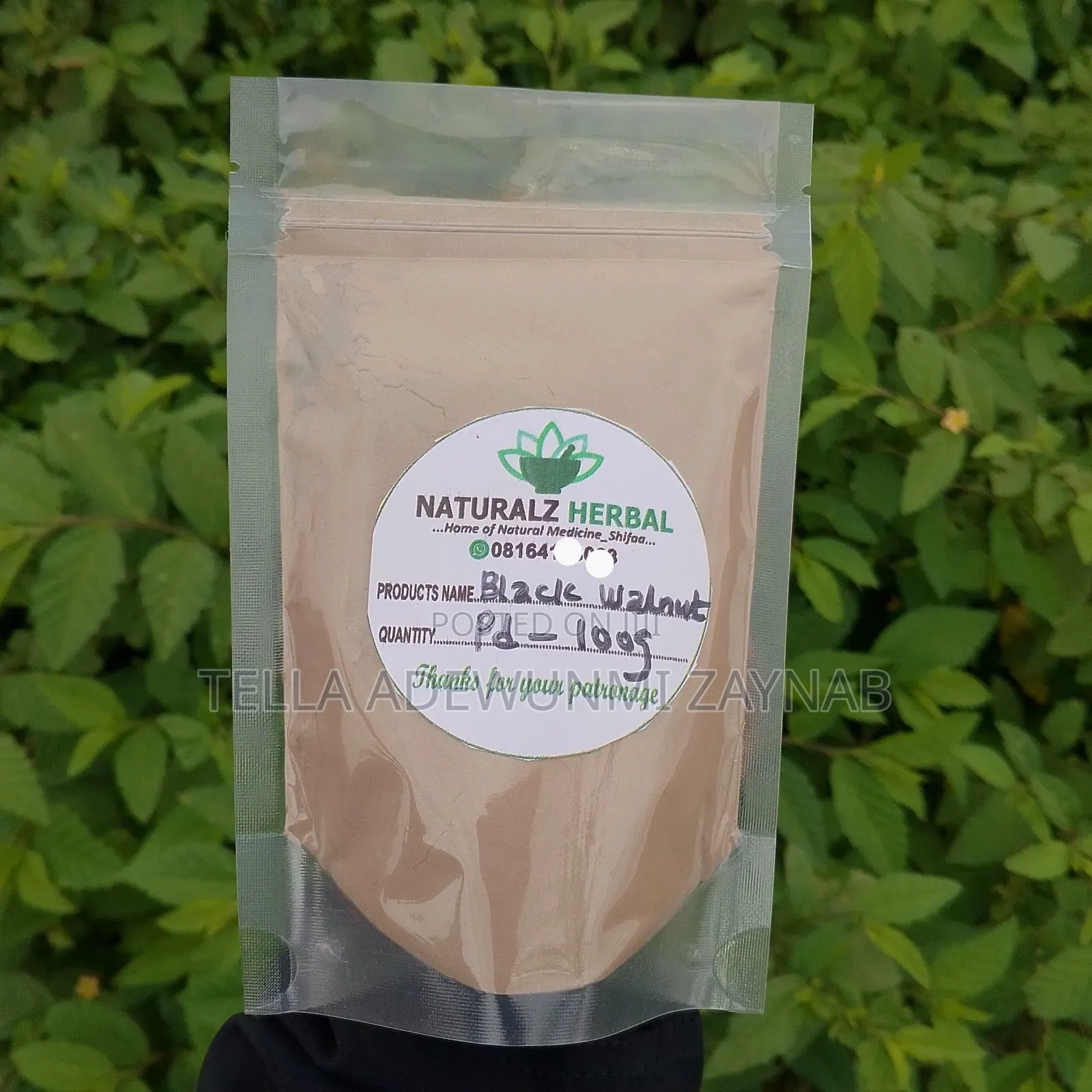 Black Walnut Powder -100g