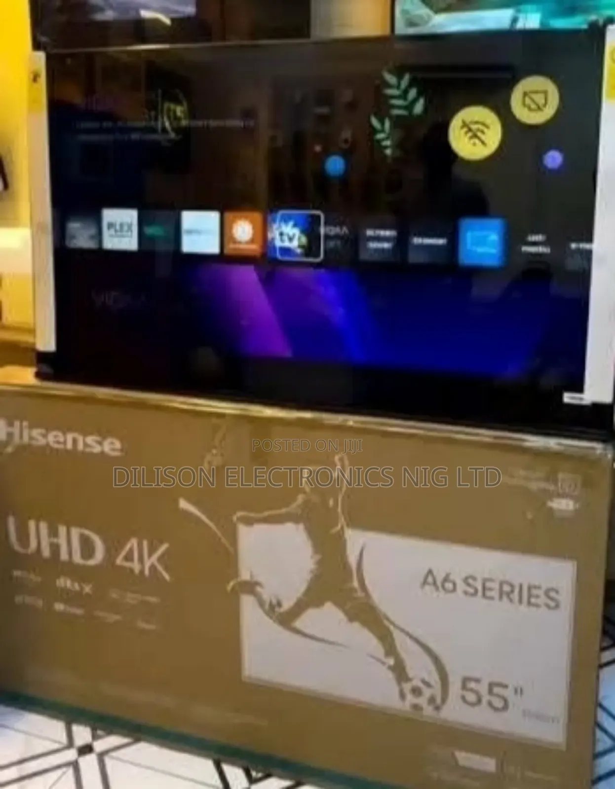 Hisense 55" Frameless Uhd Smart Television