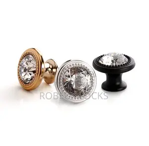 Elegant Crystal Cabinet Knobs