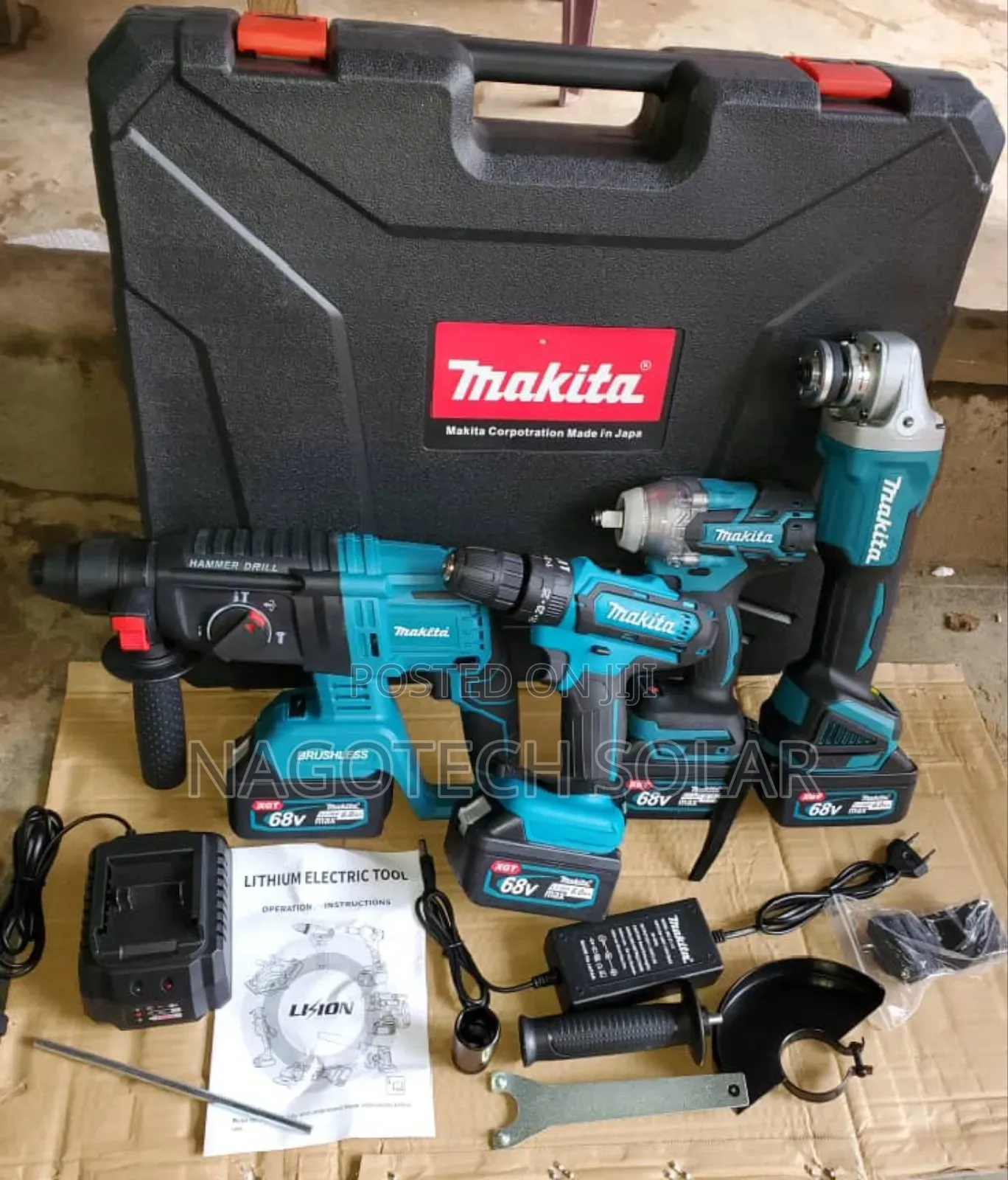 4 in 1 Battery Machine Set
