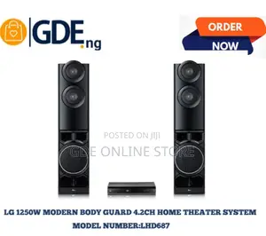 Lg 1250w Heavy Duty Bodyguard Home Theater System Lhd687