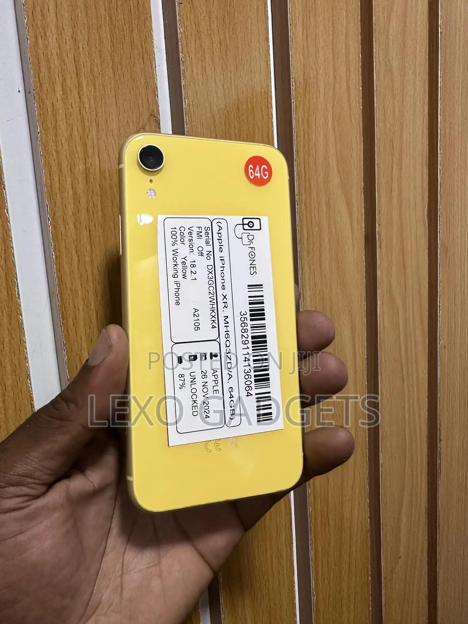 Apple iPhone XR 64 GB Yellow