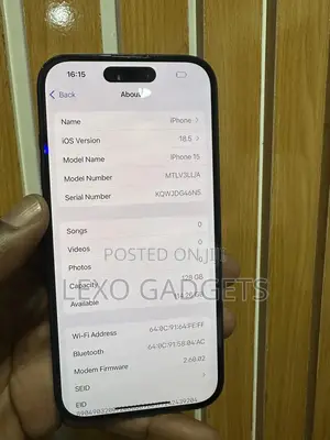Apple iPhone 15 128 GB Black
