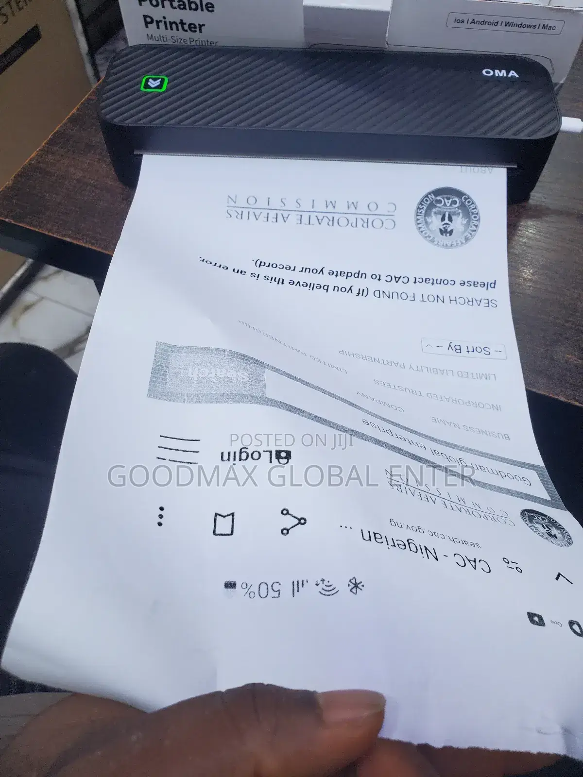 A4 Mobile Bluetooth Printer