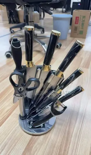 9 Piece Kitchen Knives Set