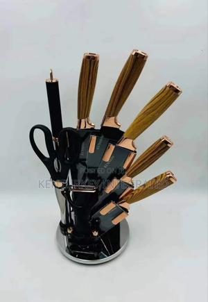Kunsion Kitchen Knife Set With 360-Degree Rotating Block for sale ...
