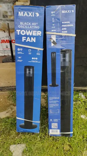 Maxi New Soft Touch Control 40” Tower Fan With Steady Base